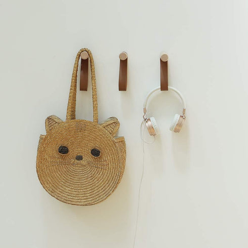 XAOMLP Wooden Coat Hooks Wall Mounted Vintage Single Organizer Hangers, Handmade Craft Hat Rack 3pcs...
