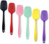 High Heat Flexible Silicone Spoon Spatula - 10.4in Seamless Baking Bowl Scraper and Cooking Scraper for Nonstick Cookware - Silicone Spatulas for ...