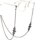 Black Bat Glasses Chain for Women Men Kawaii Eyeglasses Chain Holder Strap Cord for Sunglasses Eyewear (black bat)...
