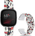 Mouse Theme Bands Compatible with Fitbit Sense/Sense 2/Versa 3/Versa 4 Band Fancy Soft Sport Silicone Cartoon Holiday Strap Men Women...