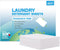 HOMEXCEL Laundry Detergent Sheets Fragrance Free Eco-Friendly, 50 Count, Plastic-Free, Hypoallergenic, Low-Foam, Suitable for HE Washing Machines...