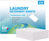 HOMEXCEL Laundry Detergent Sheets Fragrance Free Eco-Friendly, 50 Count, Plastic-Free, Hypoallergenic, Low-Foam, Suitable for HE Washing Machines...
