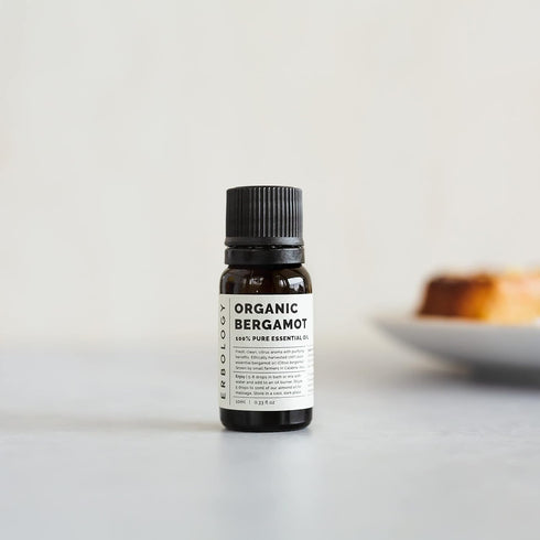 Erbology Organic Pure Bergamot Essential Oil 0.34 fl oz - Cleansing & Uplifting - Small Batch - Sustainably Sourced Straight from Farm in Italy...