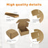 50 Pack 4x4x2'' Small Shipping Boxes, Corrugated Cardboard Mailers for Business, Kraft (CM442K)...