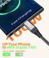 USB C to USB C Monitor Display Cable 6FT, 20Gbps Data Transfer 100W Fast Charge 4K Video Output USB3.2 Gen 2×2 Cable for MacBook, iPad, iPhone 15 ...