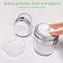 Airless Pump Jar,Cream Jar Vacuum Bottle, Empty Refillable Cosmetic Air Pump Jars Bottles, Portable Airless Lotion Sample Container Pot, Leak-Proo...