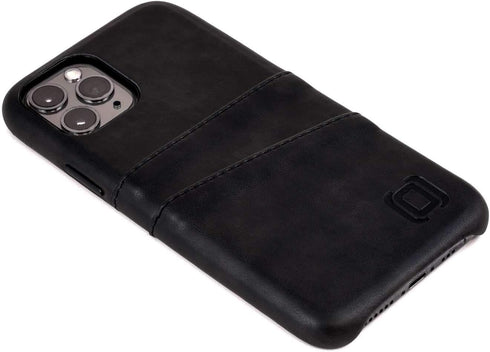 Dockem Wallet Case for iPhone 11 Pro: Built-in Metal Plate for Magnetic Mounting & 2 Credit Card Holders: M2 Exec Premium Synthetic Leather (5.8, ...