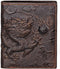 Mens Brown Genuine Leather Wallet with Credit Card Holder Dragon Pattern M...
