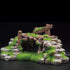 7 Pack Model Grass Cashmere Powder Green Fake Grass, Art Landscape, DIY Artificial Sand Table Micro Landscape Building...