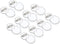 PATIKIL 0.98inch Acrylic Button Pin Badge, 20 Set Round Pin Blank Buttons Badges Kit for Craft Supplies, DIY Badges, Clear...