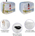 Coastal Lighthouse Toaster Cover 2 Slice, Small Kitchen Appliance Covers, Watercolor Blue Sky Sea Summer Beach Nautical Toaster Oven Cover with Lo...