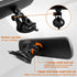 9.8'' Car Rear View Mirror with Suction Cup, Anti Glare Adjustable Auto Interior Rearview Mirror, HD Thickened Vehicle Inside Mirror Reduce Blind ...