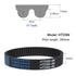uxcell HTD5M-350 Rubber Timing Belt 70 Teeth Closed Loop Pulley Timing Belt 20mm Width, 350mm Pitch Length Synchronous Belt...