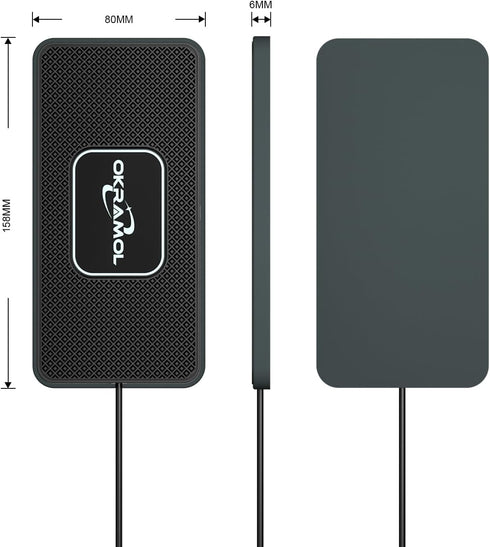 Wireless Charger for Car, Wireless Fast Charging Pad,Charging Station for Multiple Devices,Adapter for AirPods iPhone15/14/13/12 Pro/Max11 Android...