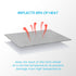 FLASLD Aluminum Heat Shield Mat for Deck Fence, Railing, Grill, Stove, Oven and Refrigerator, Fireproof Cover and Screen Protect Deck Railing from...