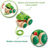 Hape Frog Pull-Along | Wooden Frog Fly Eating Pull Toddler Toy, 4.6 x 3.3 x 3.8 inches, Green...