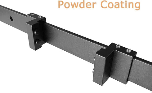 2PCS Barn Door Stopper for Sliding Barn Door Flat Track, Perfect Replacement Sliding Barn Door Hardware Accessories (Fit for Track: Width: 1-7/16 ...