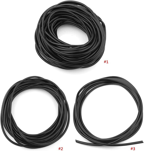 Distribution Tubing Irrigation Drip Hose, Watering Tubing PVC Hose Pipe 4/7mm Agriculture Drip Line Lawn Micro Dripper Irrigation System(20m)...