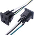 weideer 3Pcs 3 Pins US Power Socket Plug Panel 15A 125V AC Panel Mount Outlet Industrial Plug Female Connectors Adapter With 18AWG Connection line...