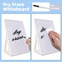 Desktop Dry Erase Board, Small Whiteboard with Stand, A5 Size 8.3 x 5.8 Inches with A Dry Erase Marker...