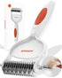 Cat Brush for Shedding, Dog Brush for Shedding, Undercoat Rake for Dogs, Cat Brushes for Indoor Cats Shedding, Dematting Comb for Dogs, Cat Hair B...