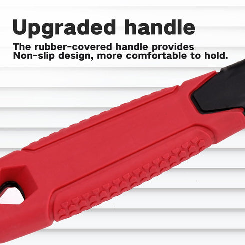 Vinyl Siding Removal Tool with Extra Long Handle- Steel Blade Vinyl Non-Slip Grip Handle for Installation and Removal Tool Avoid Damaging Vinyl Si...