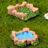 11Pcs Miniature Garden Bridge Figurines Mini Water Well Figurines Miniature Lawn Patio Yard Ornament Figurines for DIY Craft Garden Outdoor Decor ...