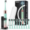Portable Electric Soft Toothbrush with Travel Case, 90-Day Largest Battery Life, 10 Brush Heads, 15 Modes Deep Clean, Ergonomically-designed for E...