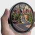 2PCS small Blind Spot Mirror,3-inch Round HD Glass Convex Rear View Mirror,Strong Adhesive Mirror for Car, Van, SUV and Trucks (3"(75mm), Black fr...