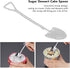 Ice Cream Spoon, Stainless Steel Cute Shovel Spoon Innovative Food Grade Material Reusable Sugar Dessert Cake Spoon for Home Cafe(4 Pointed Shovel...