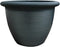 The HC Companies 12 Inch Sevilla Planter Lightweight Indoor Outdoor Plastic Plant Pot for Herbs and Flowers, Painted Black...