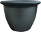 The HC Companies 9 Inch Sevilla Planter - Lightweight Indoor Outdoor Plastic Plant Pot for Herbs and Flowers, Painted Black...