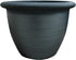 The HC Companies 9 Inch Sevilla Planter - Lightweight Indoor Outdoor Plastic Plant Pot for Herbs and Flowers, Painted Black...