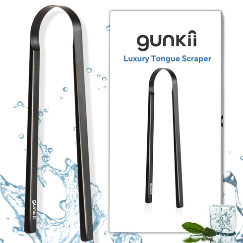 Tongue Scraper, Tongue Cleaner for Adults and Kids, Fights Bad Breath, Metal Tongue Scraper, Great for Oral Care, Oral Hygiene, Ayurveda Tongue Sc...