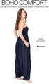 likemary Harem Jumpsuits for Women – Flowy 2-in-1 Romper Converts into Balloon Pants with Pockets in Silk Look Fabric...
