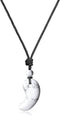 Grounding Howlite Magatama Natural Stones Pendant Janpanese Necklace...