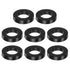 8pcs Rubber Spacer 2 Inch OD 1 Inch ID 0.4 Inch Thick Neoprene Round Anti Vibration Isolation Pads Isolator Rubber Washers Bushings for Home Cars ...
