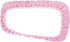 X AUTOHAUX Bling Car Mirror Accessories Charm Shining Car Rear View Mirror Decorative Cover Faux Crystal Rhinestone Car Interior Trim for Women Pi...
