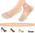 3 Pairs Toe Topper Socks No Show Liner Half Socks For Women With Padding Liner Socks Non-Skid Bottom, No Show Socks Women Non Slip Heel...
