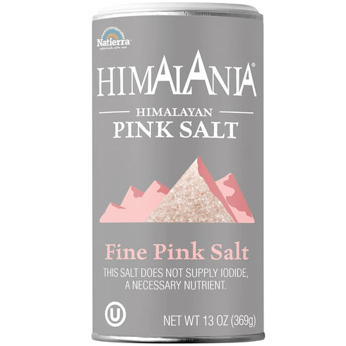 NATIERRA Himalayan Pink Salt, Fine Grain Salt Shaker Bottle, Unrefined & Non-GMO, 13 Ounce...