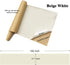 17.7 by 100 Inches Self-Adhesive Velvet Fabric,Flocked Fabric for Jewelry Boxes, Glasses Boxes, Tea Boxes, Watch Boxes, Cosmetic Boxes(Beige White...