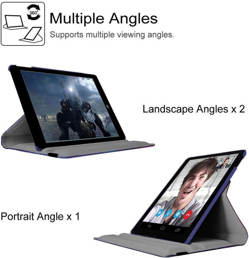 Rotating Case for iPad 9th Generation (2021) / 8th Generation (2020) / 7th Gen (2019) 10.2 Inch --360 Degree Rotating Stand Protective Cover, Auto...
