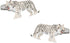Cuff-Daddy White Tiger Cufflinks with Travel Presentation Gift Box...