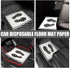 IMIKEYA Paper Floor Mat: 25Pcs Disposable Car Floor Mats Car Paper Floor Mats Disposable Car Interior Floor Mats Automotive Floor Mats Printing Pa...