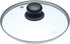 MasterClass KitchenCraft MCGLLID20 Glass Saucepan Lid Designed to Fit All 20 cm Saucepans and Frying Pans, 20 cm (8 Inch)...