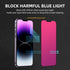 EGKimBa Privacy Screen Protector Compatible with iPhone 13 or iPhone 13 Pro or iPhone 14, 6.1 inch Gradient Colorful Electroplated Anti-Spy Anti-B...