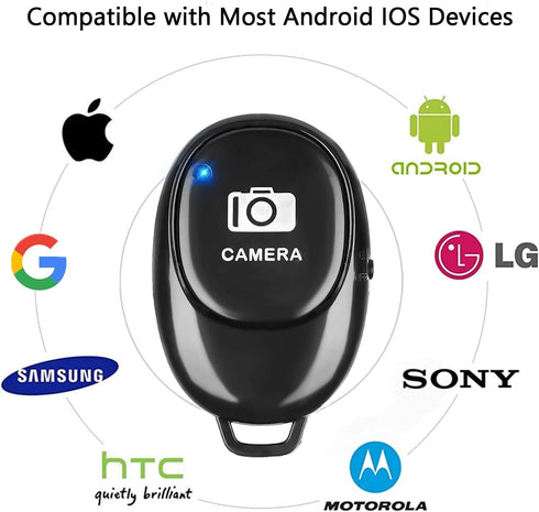 Phone Camera Remote Control(2 Pack) for Photos & Videos, Wireless Camera Remote Shutter Clicker Compatible with iPhone/Android Phone/iPad/Tablets ...