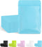 100 Pack Resealable Packaging Bags for Small Business Double-Sided Color Smell Proof Bags for Food Storage Flat Bags (Blue, 2.7" x 3.8")...