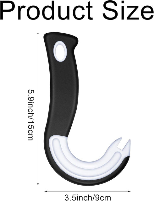 Mudder 2 Pieces Easy Open Ring Pull Can Opener for Soda and Food Cans Easy Grip Pop Opener Manual Ring-pull Helper for Ring Pull Tab Cans Tins Bot...