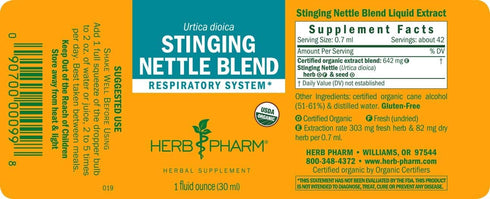 Herb Pharm Stinging Nettle Blend Liquid Extract - 1 Ounce (DNETT01)...